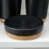 A set of accessories for the Eco bathroom, 4 items (soap dish, soap dispenser, 2 glasses), black color