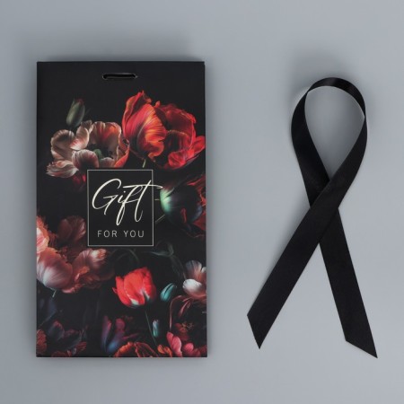 Gift package with tape, packaging, “night flowers”, 13 x 23 x 7 cm-4
