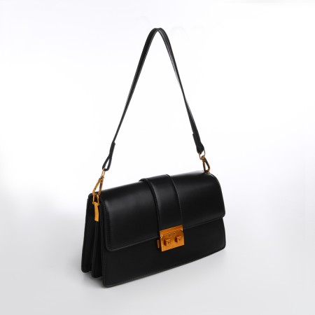 Female bag Textura, average size, black color-5