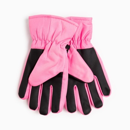 Baby gloves, pink color, size 14 (4-6 years)-1