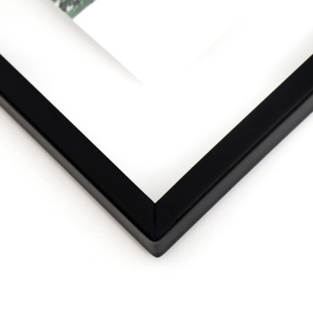 Photo frame Metal in 2 photos 10x10, 10x15 cm "Loft. Triangles" black 20x30.5 cm-2