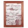 Photo frame pine c24 brown 15x21 cm (plastic screen)