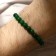 Bracelet ball No. 8 faceted "agate" under chrysoprase, 5.5 cm