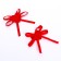 Service hearts “ribbon”, set of 5 pcs., Size 1 pcs: 4.5 × 5 cm, red color