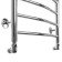 Water towel Domoterm "Calipso" P10, 500x1000 mm, chrome