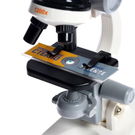 Children's microscope "Young botanist", multiplicity x100, x400, x1200, backlight-5