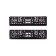 Skyway car number, plastic with a latch, polished black, S04102003