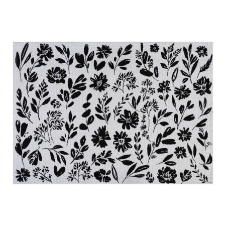 Ethel Napkin Flowers Black 30x45 cm View 2, 100% PE, 370 g/m2-1