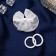 Hair Set "Schoolgirl" (clamp 7 cm, 2 gum 3.5 cm) Bant stripes, white