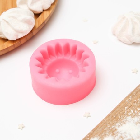 Mold "Sun", silicone, 6.7 × 3.2 cm, color mix-1