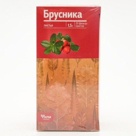 Lingonberry sheet, 20 packet filter of 1.5 g-1