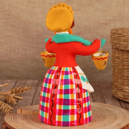 Dymkovo toy "Barynya-Vodonoska"-11
