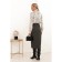 Female skirt, size 56, gray color