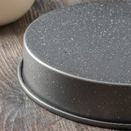 Baking Magistro Gourmet Range baking, 24.8 × 24.8 × 5 cm, thickness 0.6 mm, anti -stick coating, gray color-3