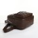 Women's backpack on lightning, brown color