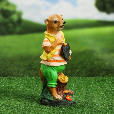 Garden figure "Gopher with an ax" 26x10x10cm