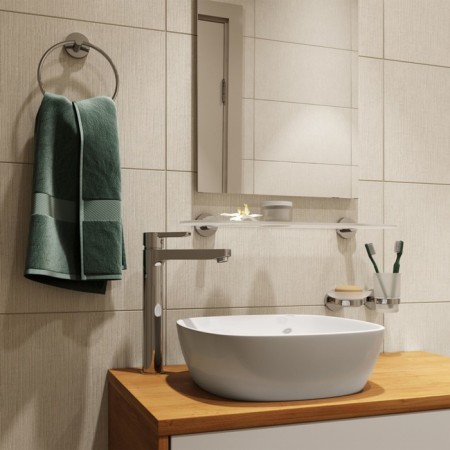Mixer for the IDDIS SENA SENSB01I01 sink, single -leaf, chrome-1
