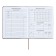 Universal diary for grades 1-11 "strip", solid cover of artificial leather, silkography, lies, 48 ​​sheets, chocolate+turquoise