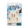 Mormyshka column orange, black strip + chameleon ball, weight 0.7 g