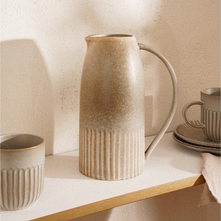 Bench for water porcelain SL Home "Monti", 2 l, 18 × 12 × 24.5 cm, beige color-6