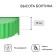The flowerbed is galvanized "petal", d = 70 cm, h = 15 cm, bright green, Greengo