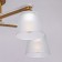 Tetro chandelier, size 37x27x52 cm, 300W 5xe27