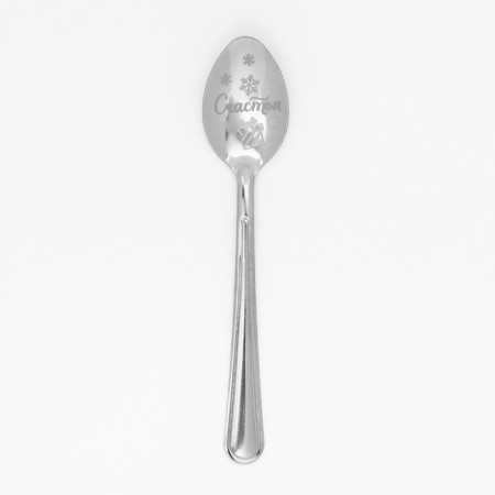 Spoon souvenir on the postcard "New Year's collection: happiness, wealth", 3 x 14 cm-2