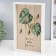 Decorative woods "Palm leaves and heart" 30x20.2x3 cm
