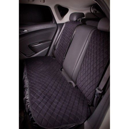 Alcantara cape, back 3 objects, black