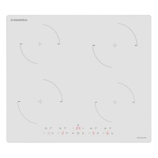 Варочная поверхность MAUNFELD CVI604EXWH, индукционная, 4 конфорки, сенсор, белая