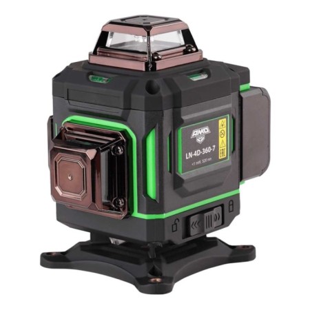 Laser level AMO LN 4D-360-7 856150, 25 m, 4 rays, 520 HM, 2 class, 360 °-3