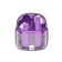 Wireless headphones K20, TWS, inserts, BT 5.0, 35/260 mAh, transparent, purple