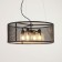 Suspended Citilux “Robin” CL535245, 50x50x120 cm, 4x60W, E14, brown color