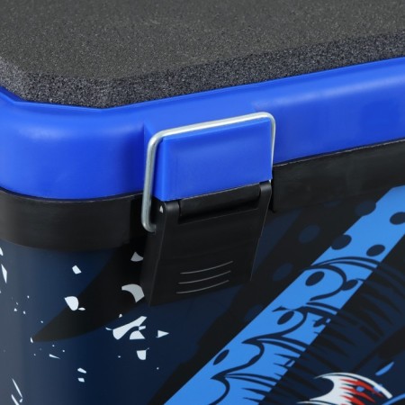 Fisherman winter Ice Fishing box single-section blue (HS-IB-19-FB-1) Helios-6