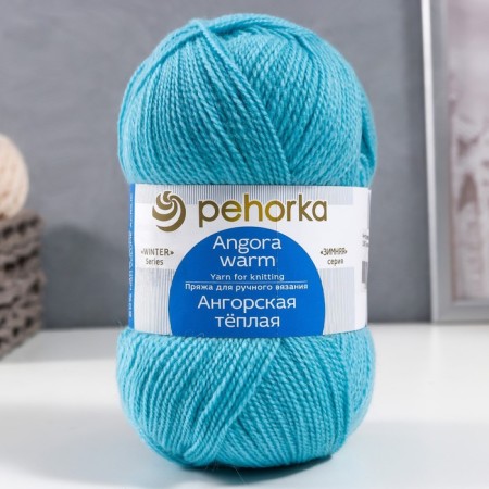 Angora warm yarn 40% wool, 60% acrylic 480m/100g (336 ice)