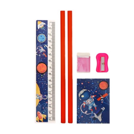 Set of desktop stationery, 6 items, Calligrata "Cosmos"-3