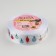 Satin ribbon "New Year's carnival", 25 mm × 23 ± 1 m, white color