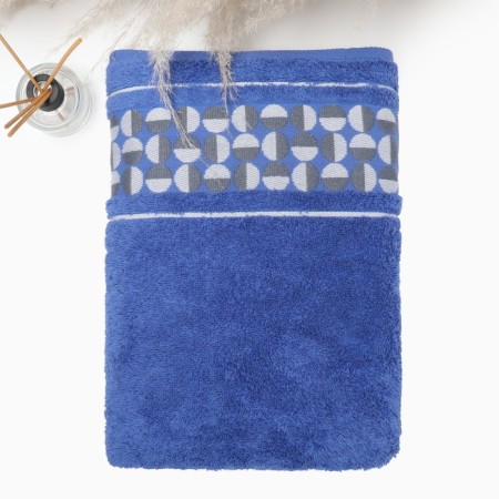 Trush Trick Di Fronte, 70x130cm, Blue, 460g/m, cotton-1