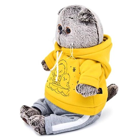 Soft toy "Basik" in a tracksuit, 30 cm-1