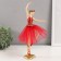 Polystone souvenir "Ballerina in red" 15x6.5x31.5 cm
