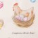 Bright Easter towel 40x73 cm, 100% HL, sarzha 190 g/m2