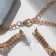 Set 3 objects: earrings, necklaces, ring "Izd" flower in geometry, white color in gold