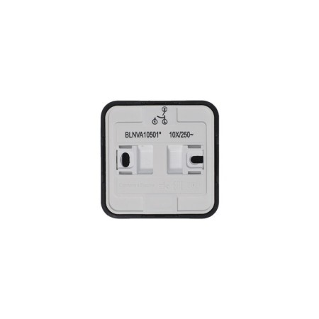 SE BLANCA switch, 10 A, 2 keys, IP20, invoice, color Anthracite, Blnva105016-3