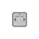 SE BLANCA switch, 10 A, 2 keys, IP20, invoice, color Anthracite, Blnva105016