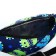 Young backpack from textiles on lightning, 3 pockets, waist bag, blue color
