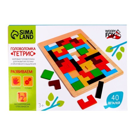 Puzzle "Tetris", 18 × 27 cm, 40 parts-3
