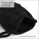 Bag for shoes with pockets, black color