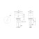 Klavichny switch 12V 30A (3C) On-off Black oval with blue LED backlight (RWB-523, ASW-20D)