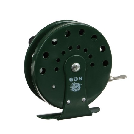 Inertial coil, metal, diameter 7.5 cm, dark green color, 809-6
