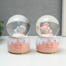 Souvenir Polystone Water Ballion Music, Light 